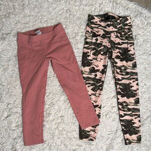 Avia Active Leggings, Pink Jeggings Bundle Set Size 6 6X